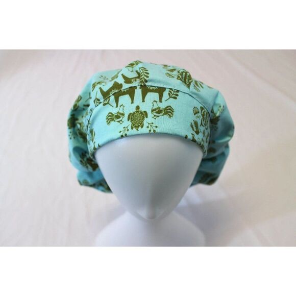 Llamas Bouffant Surgical Dental Scrub Cap Chemo Hat - Picture 2 of 4